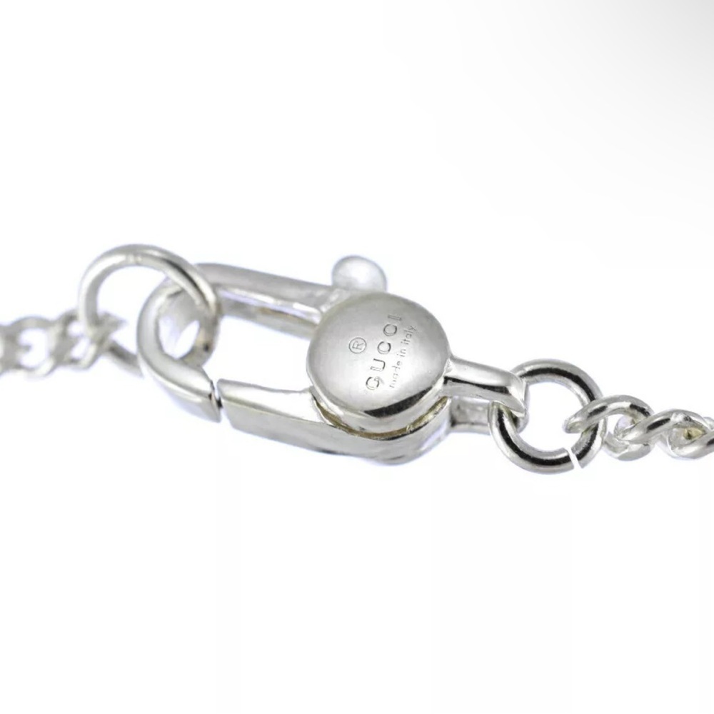 Gucci Silver Heart Pendant Necklace - Picture 5 of 7